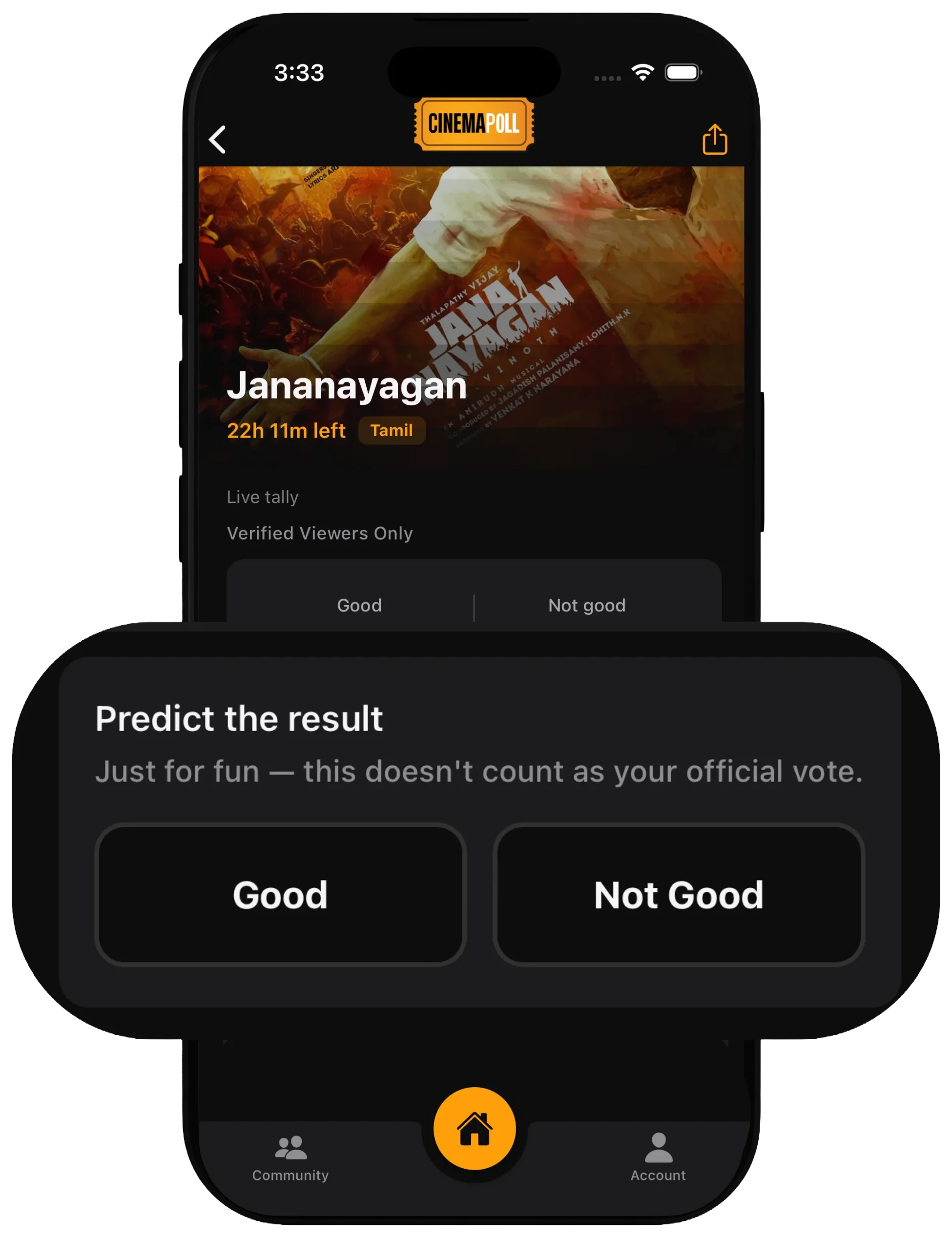 CinemaPoll prediction